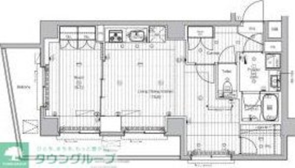 PREMIUMCUBE王子神谷の物件間取画像